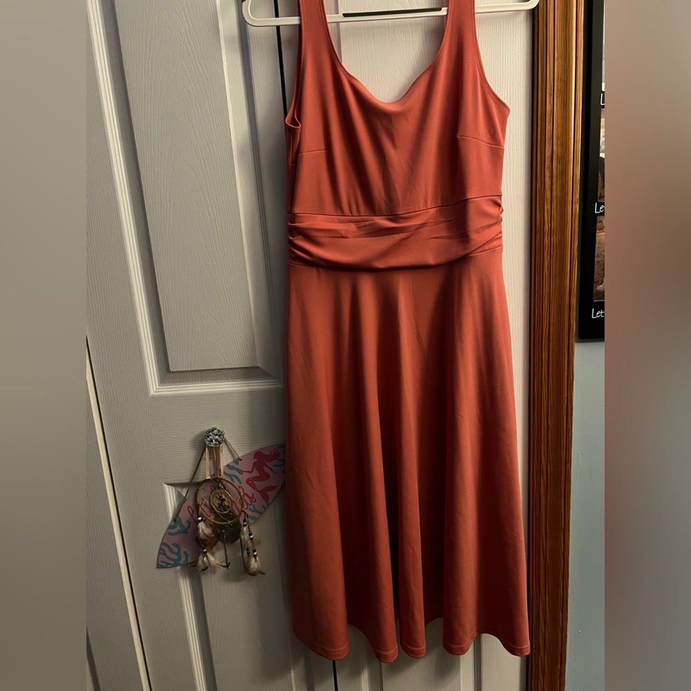 Large Coral colored Dress
